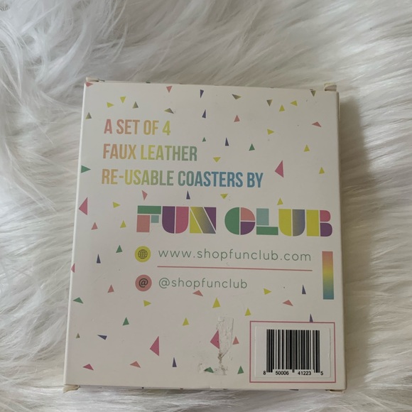 NWT Alcohol Coasters - Picture 3 of 4